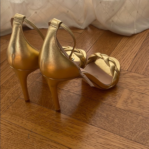 Rachel Zoe Ashton Braid Gold Sandals - Picture 4 of 4